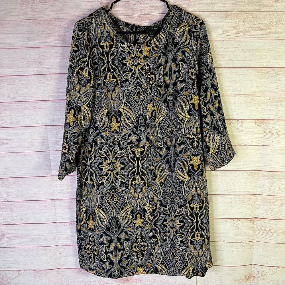 Tahari Paisley Print Dress Size 12